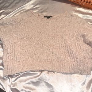 A cute pink glittery sweater/ long sleeve shirt